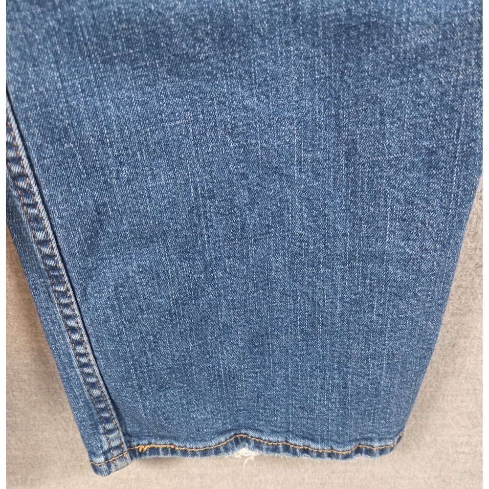 Abercrombie Kids High Rise Wide Leg Jeans Girls 11/12 Belted Stretch Boho - Picture 5 of 8